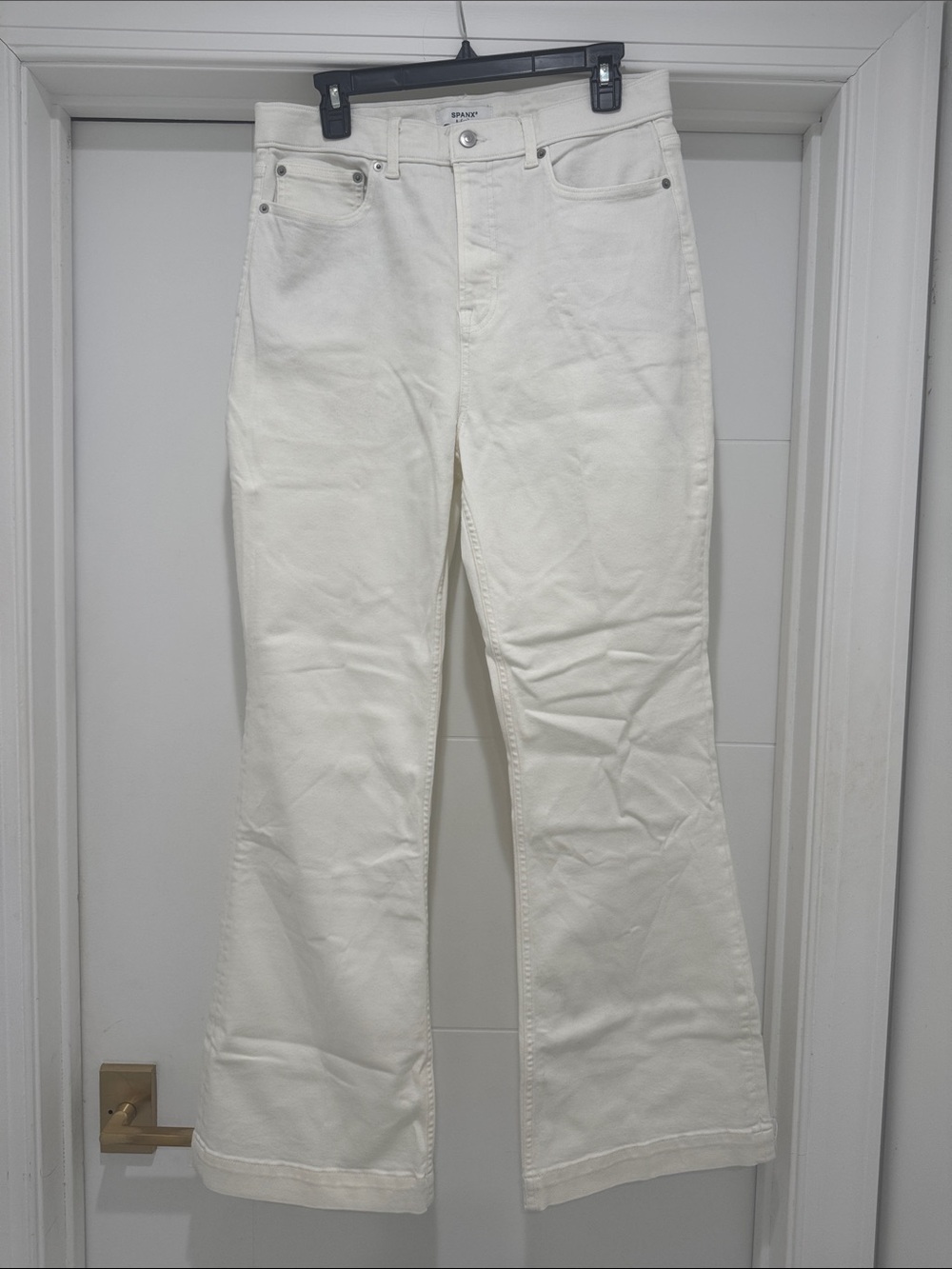 SPANX White High-Rise Jeans with Tags